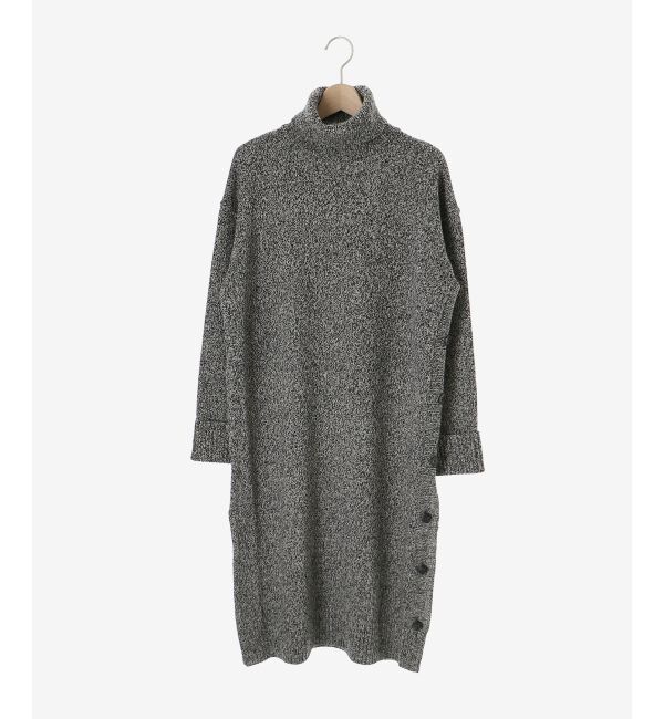 le.coeur blanc「サイドボタンメランジニットワンピース」|その他|