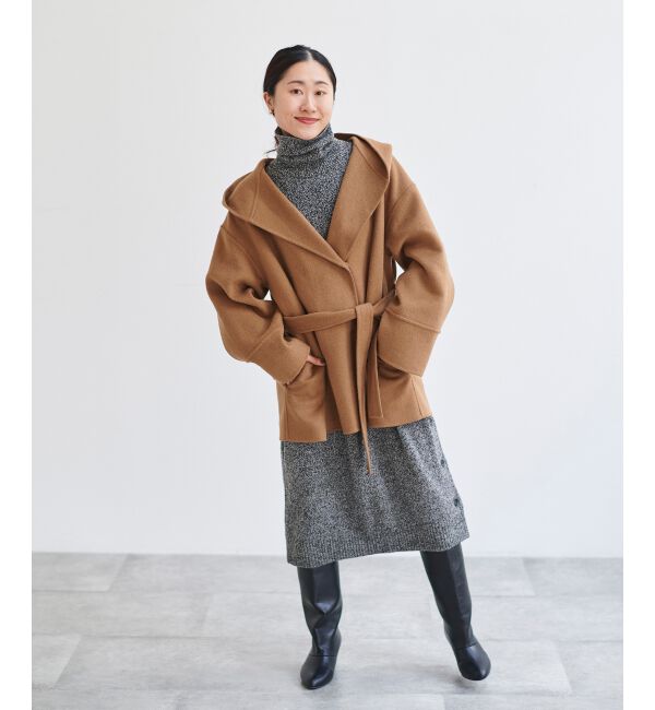 le.coeur blanc「サイドボタンメランジニットワンピース」|その他|