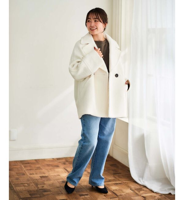 le.coeur blanc「《手洗い可能》シャギードルマンプルオーバー」|プルオーバー|