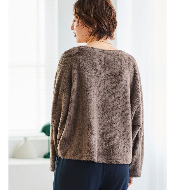 le.coeur blanc「《手洗い可能》シャギードルマンプルオーバー」|プルオーバー|