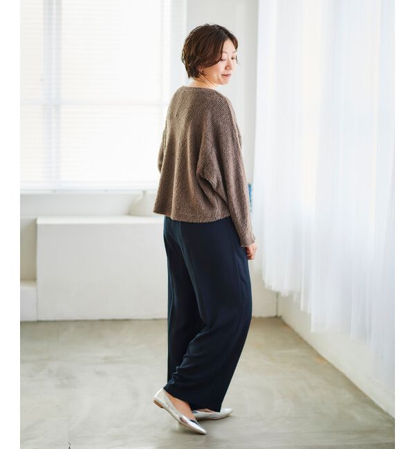 le.coeur blanc「《手洗い可能》シャギードルマンプルオーバー」|プルオーバー|