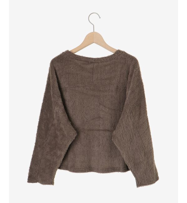 le.coeur blanc「《手洗い可能》シャギードルマンプルオーバー」|プルオーバー|