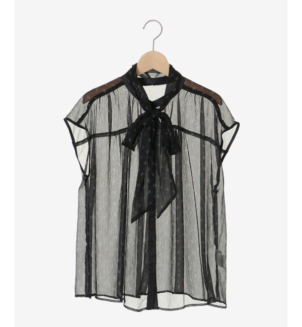  「楊柳フラワープリントフレンチブラウス」|シャツ・ブラウス|