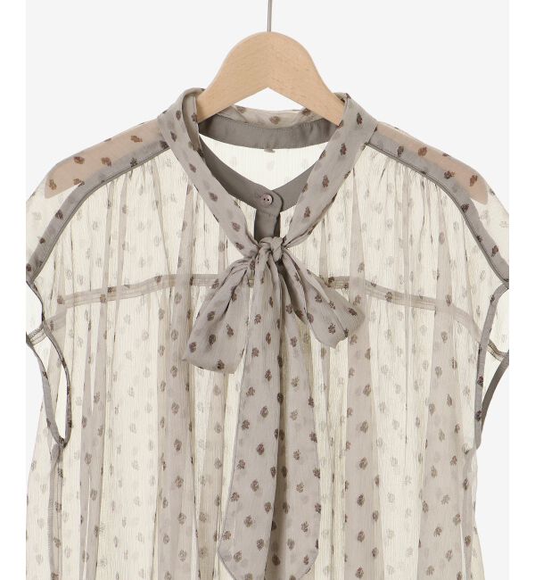  「楊柳フラワープリントフレンチブラウス」|シャツ・ブラウス|