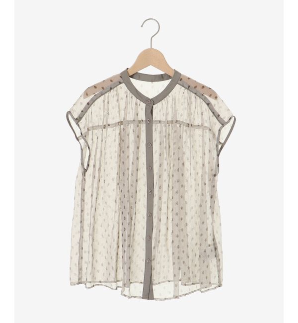  「楊柳フラワープリントフレンチブラウス」|シャツ・ブラウス|