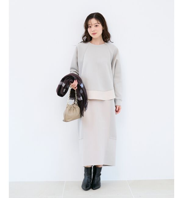  「ボンディングバイヤス切替スカート」|スカート|