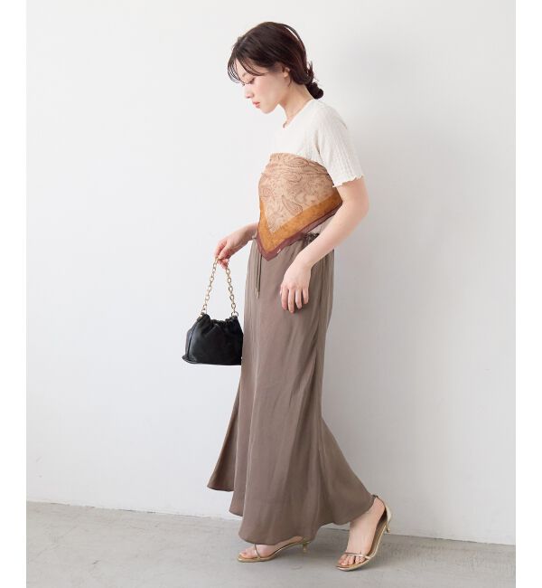  「《WEB限定アイテム》シフォンアソート柄スカーフ」|バンダナ・スカーフ|