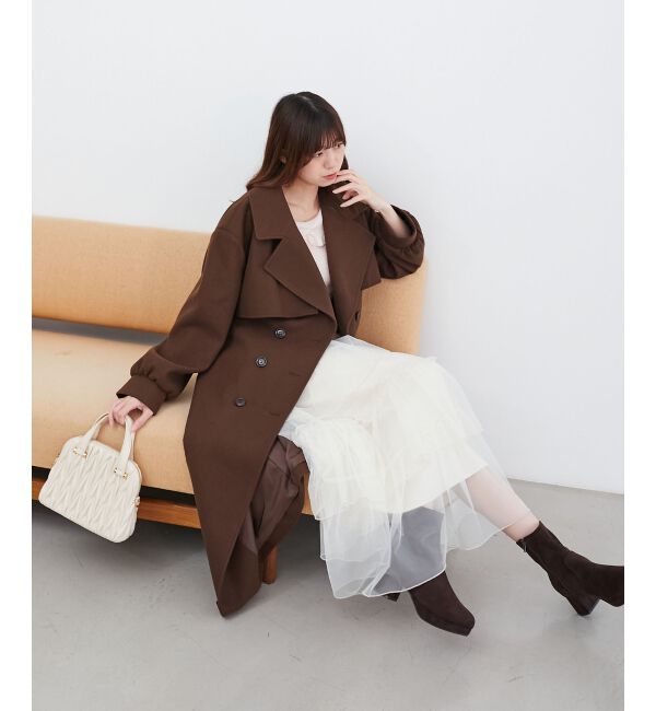  「レディロングチェスターコート」|チェスターコート|