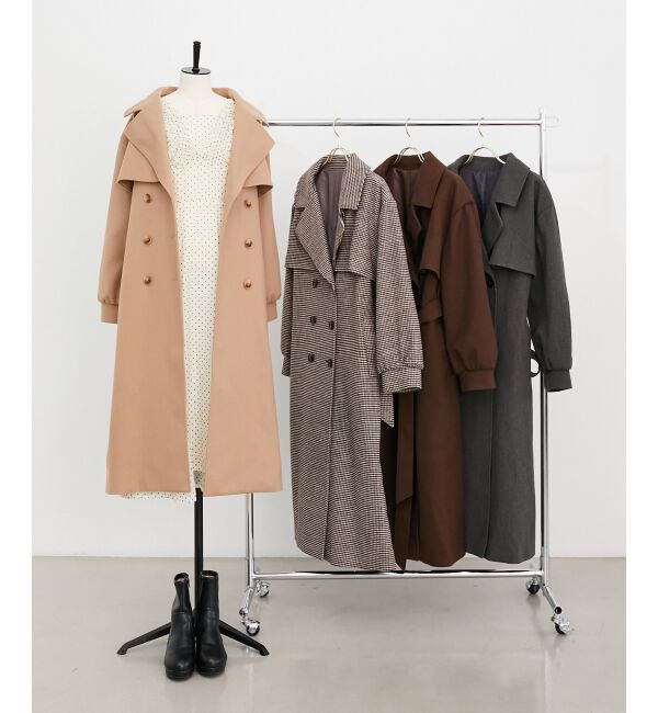  「レディロングチェスターコート」|チェスターコート|