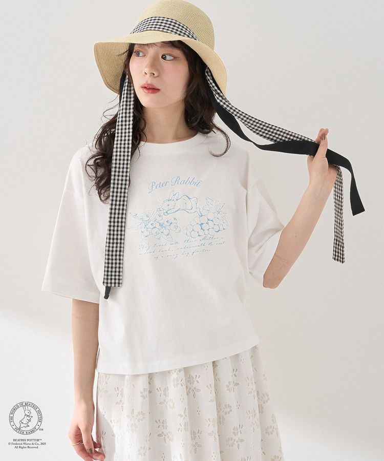 earth music&ecology「PeterRabbit(TM)/earth フルーツmixＴ」|Tシャツ・カットソー|Off White