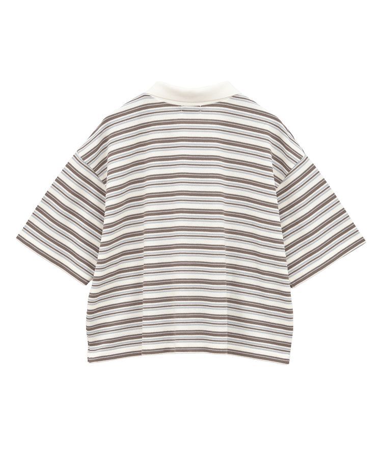 earth music&ecology「レトロボーダーポロシャツ」|Tシャツ・カットソー|