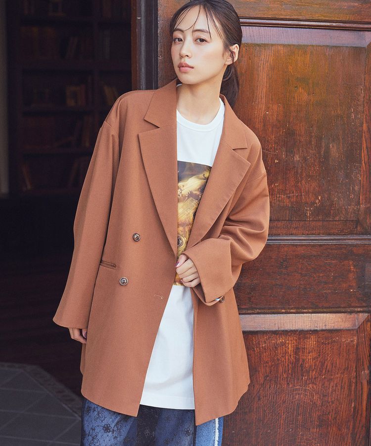 earth music&ecology「BIGジャケット」|テーラードジャケット|