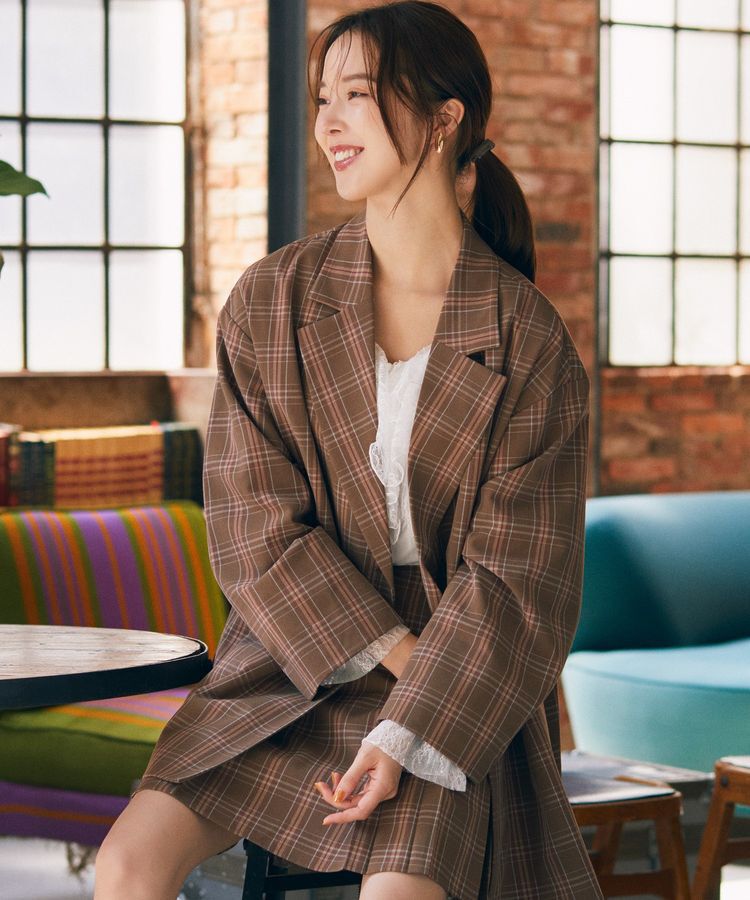 earth music&ecology「BIGジャケット」|テーラードジャケット|