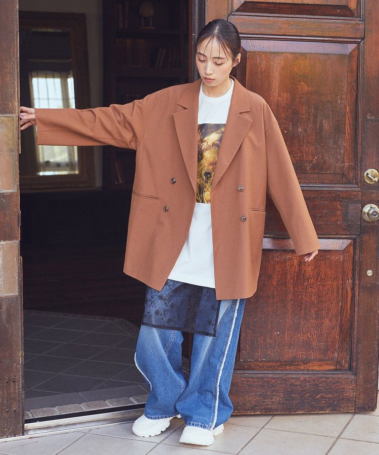 earth music&ecology「BIGジャケット」|テーラードジャケット|