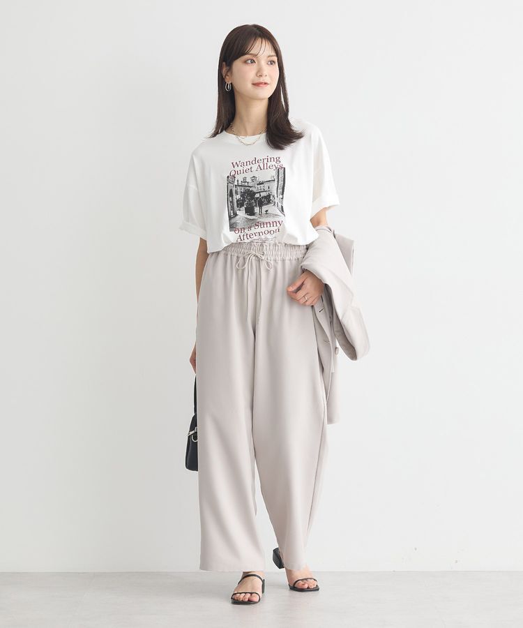 earth music&ecology「アソートプリントレギュラースリットTee」|Tシャツ・カットソー|