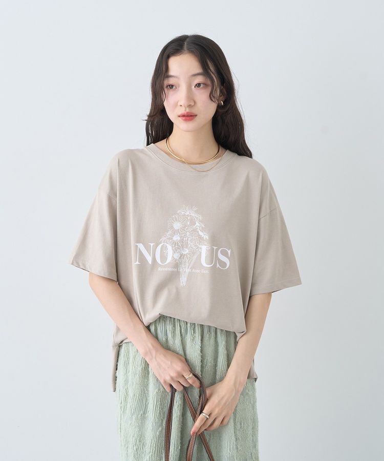 earth music&ecology「アソートプリントレギュラースリットTee」|Tシャツ・カットソー|