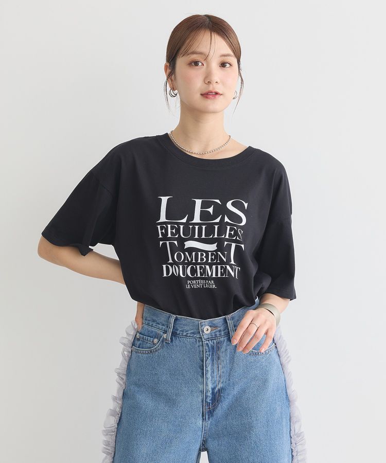 earth music&ecology「アソートプリントレギュラースリットTee」|Tシャツ・カットソー|