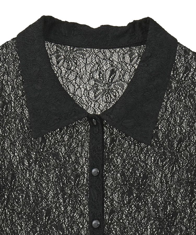 earth music&ecology「ストレッチレースシャツ」|シャツ・ブラウス|