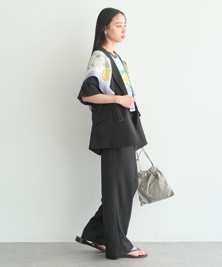 earth music&ecology「【セットアップ対応】リネンライクダブルジャケット」|テーラードジャケット|