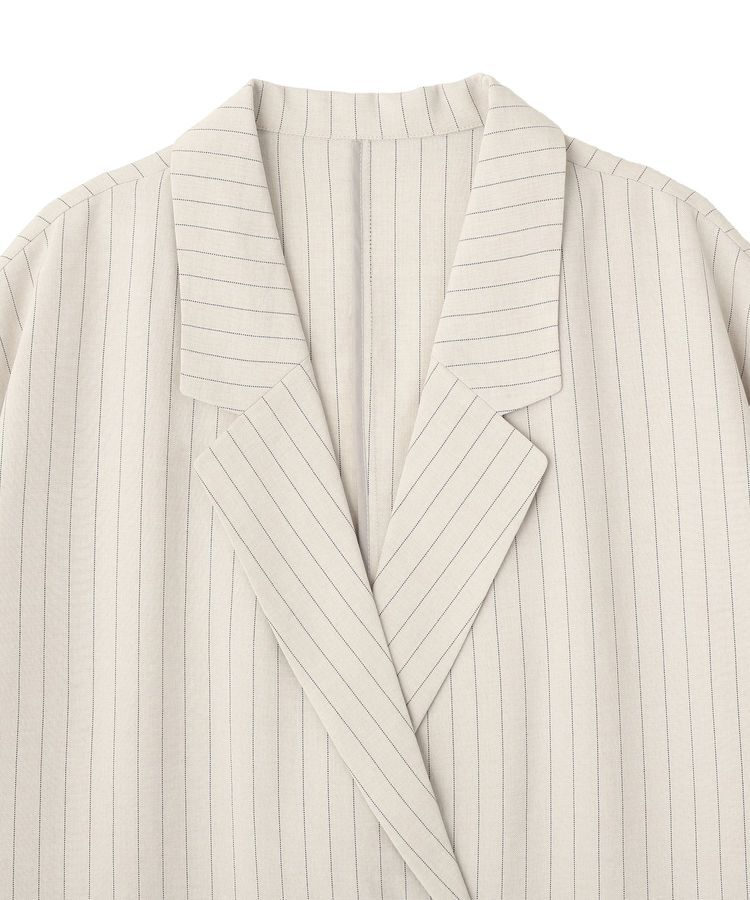 earth music&ecology「【セットアップ対応】リネンライクダブルジャケット」|テーラードジャケット|