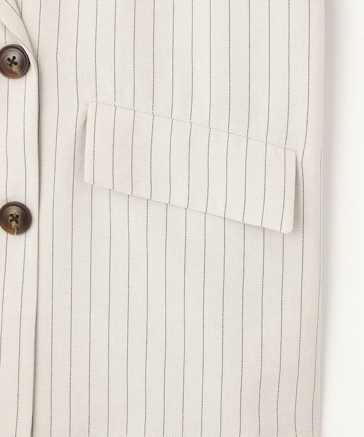 earth music&ecology「【セットアップ対応】リネンライクダブルジャケット」|テーラードジャケット|