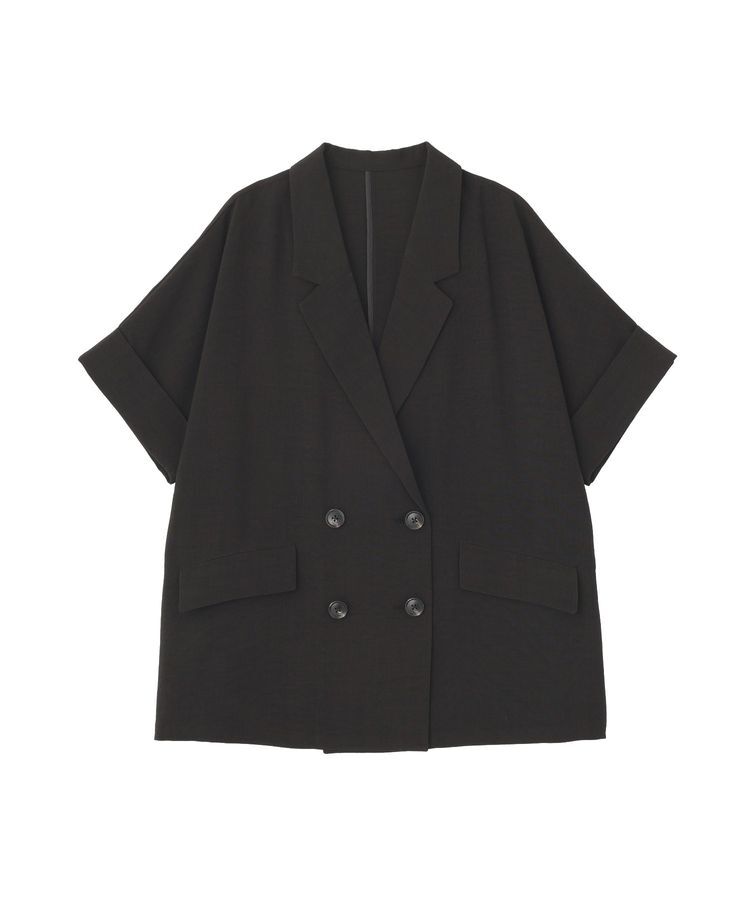 earth music&ecology「【セットアップ対応】リネンライクダブルジャケット」|テーラードジャケット|
