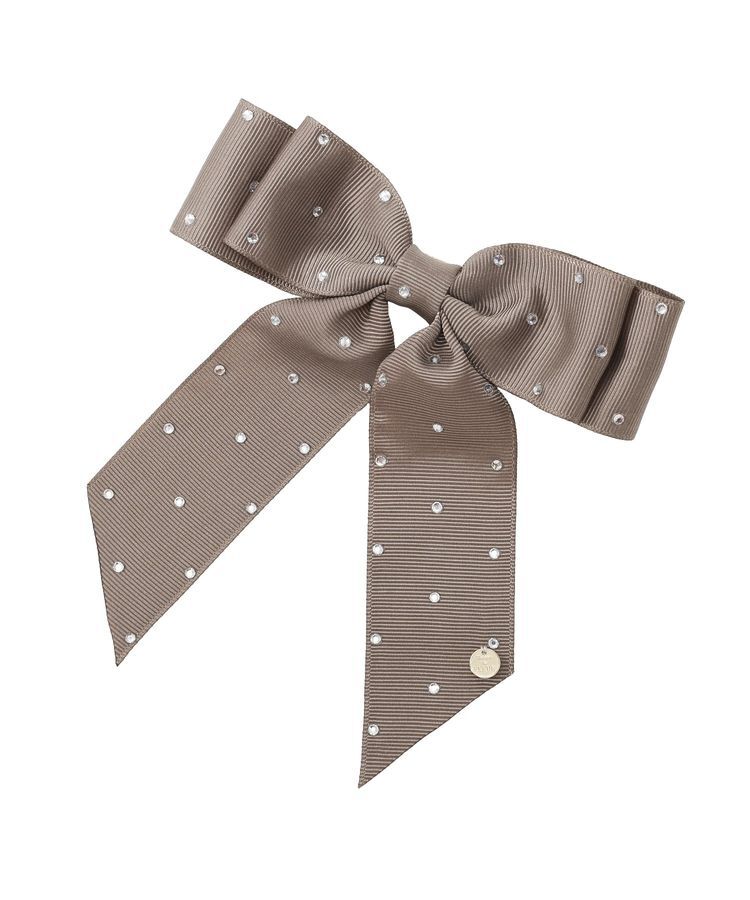 Maison de FLEUR「ビジューグログランリボンバレッタ」|その他|