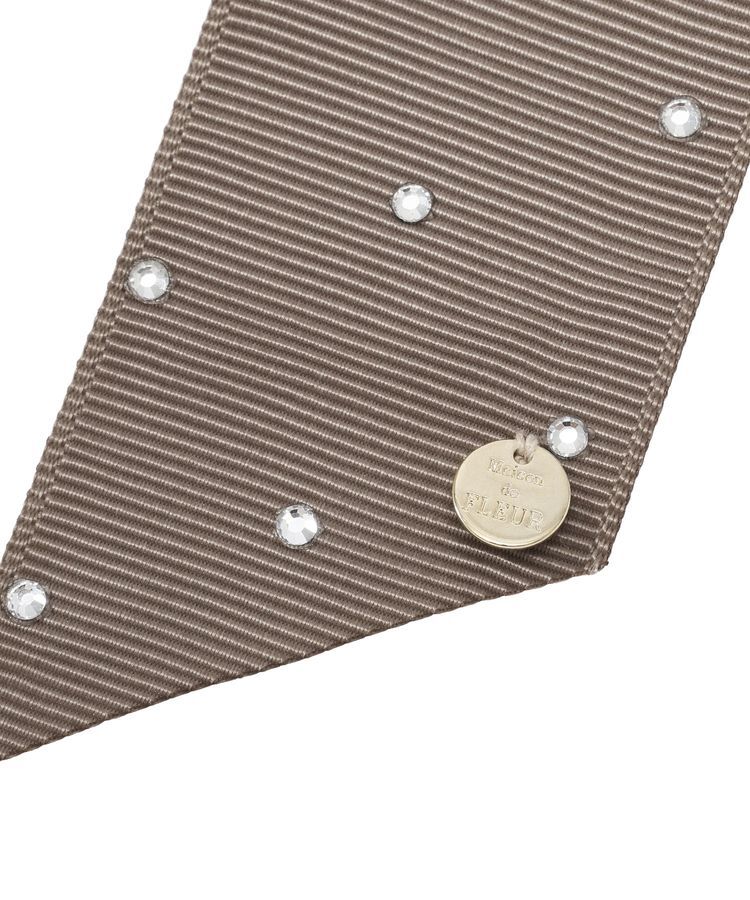 Maison de FLEUR「ビジューグログランリボンバレッタ」|その他|