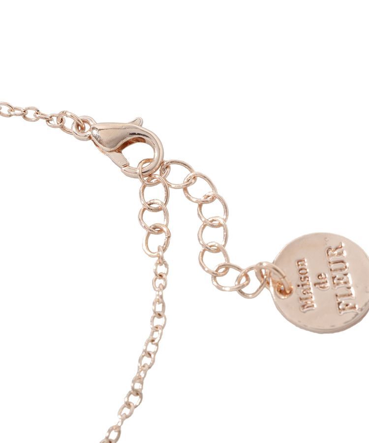 Maison de FLEUR「【サイズ調節可】パールフラワーブレスレット」|ブレスレット・バングル|