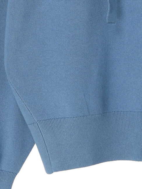  「総針ニットパーカー」|ニット・セーター|