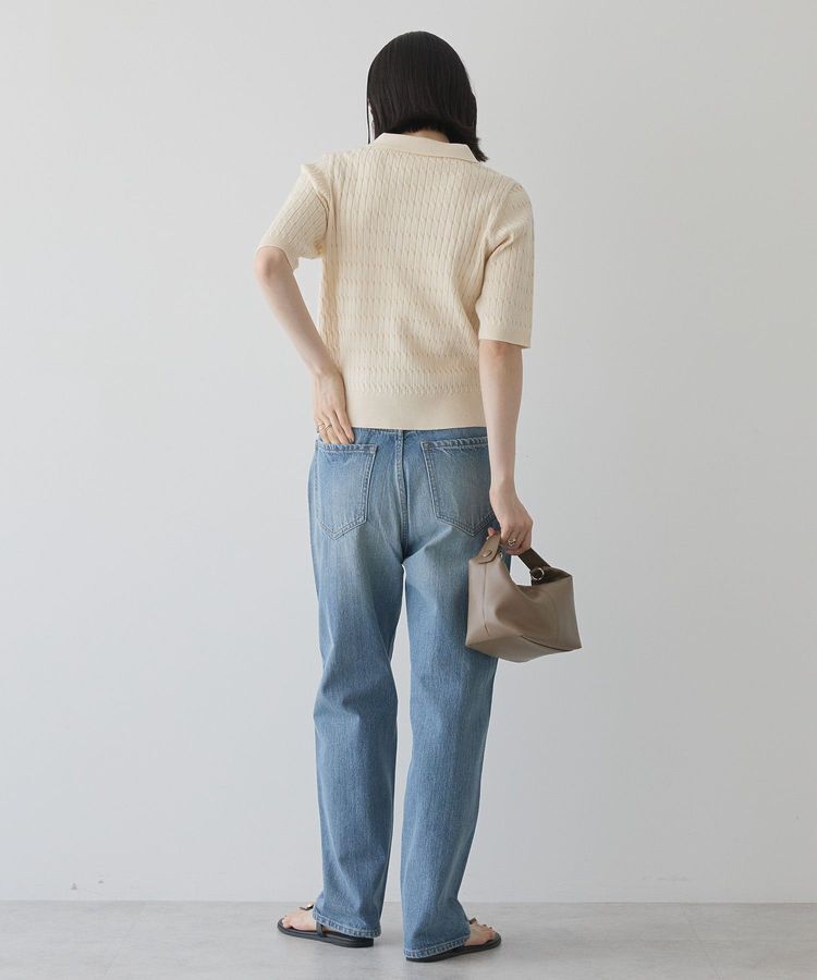 AMERICAN HOLIC「【2WAY】金ボタン衿付きケーブルプルオーバー」|ニット・セーター|