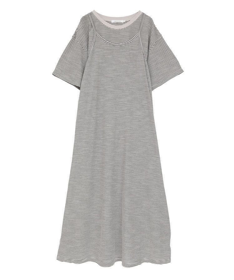 AMERICAN HOLIC「【2点セット】レイヤードボーダーＴワンピース」|ワンピース|