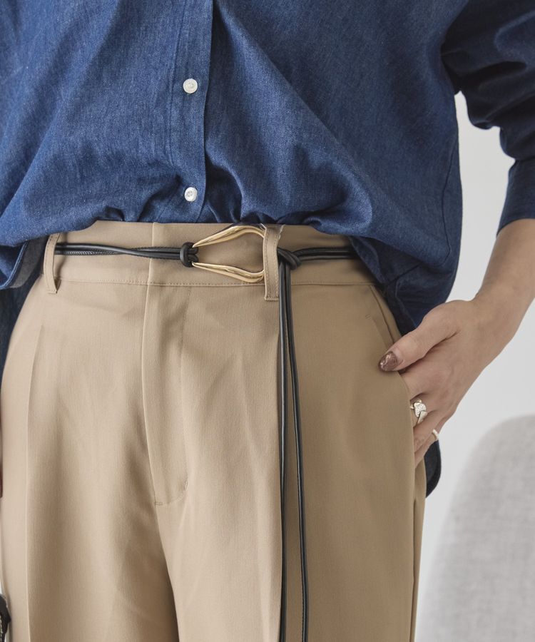 AMERICAN HOLIC「メタルポイントサッシュベルト」|ベルト|Black