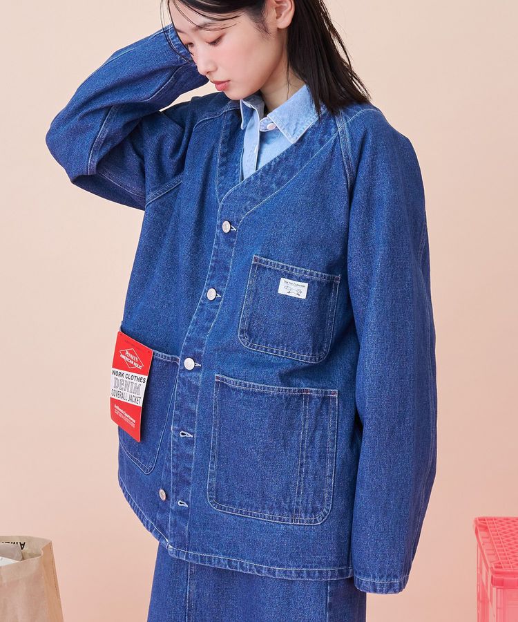 AMERICAN HOLIC「【PENNEY'S】デニムカバーオール」|テーラードジャケット|