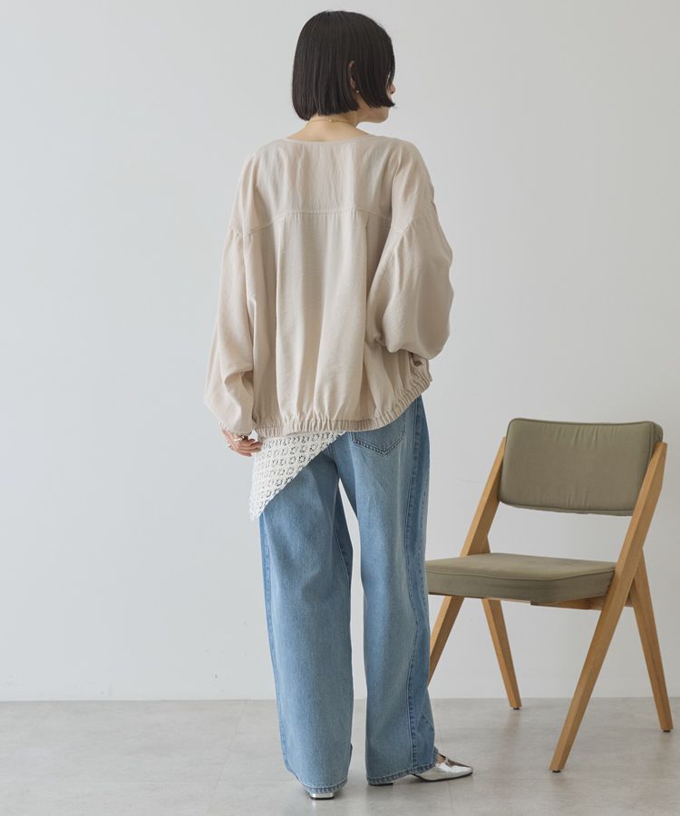 AMERICAN HOLIC「【UVカット+接触冷感】Vネックドルマンブルゾン」|ブルゾン・スタジャン|