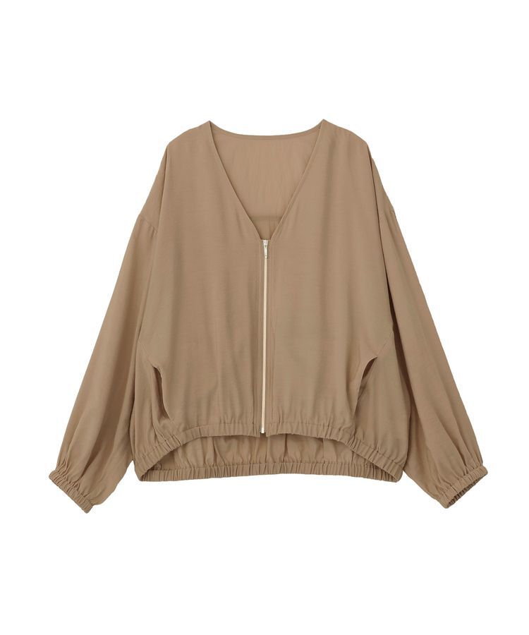 AMERICAN HOLIC「【UVカット+接触冷感】Vネックドルマンブルゾン」|ブルゾン・スタジャン|