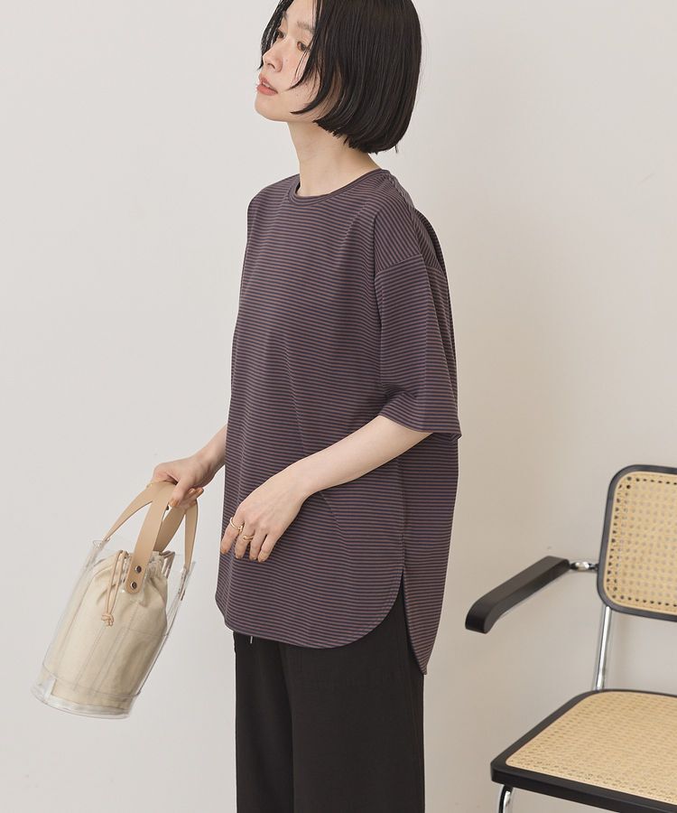 AMERICAN HOLIC「裾ラウンドTシャツ」|Tシャツ・カットソー|