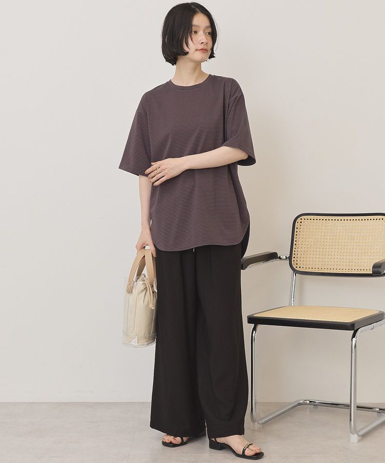 AMERICAN HOLIC「裾ラウンドTシャツ」|Tシャツ・カットソー|