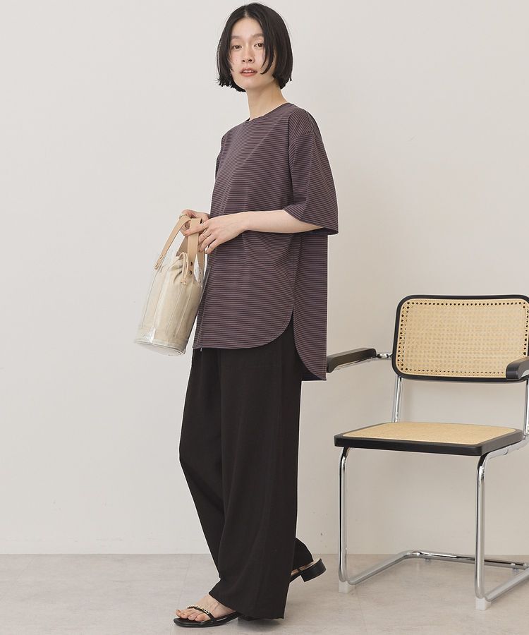 AMERICAN HOLIC「裾ラウンドTシャツ」|Tシャツ・カットソー|