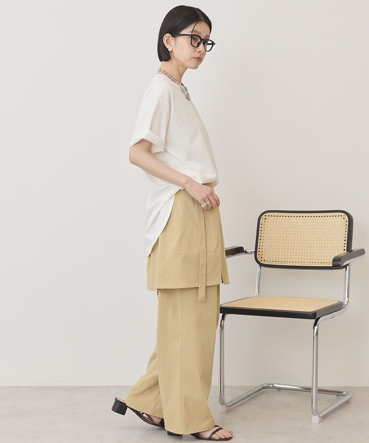 AMERICAN HOLIC「裾ラウンドTシャツ」|Tシャツ・カットソー|