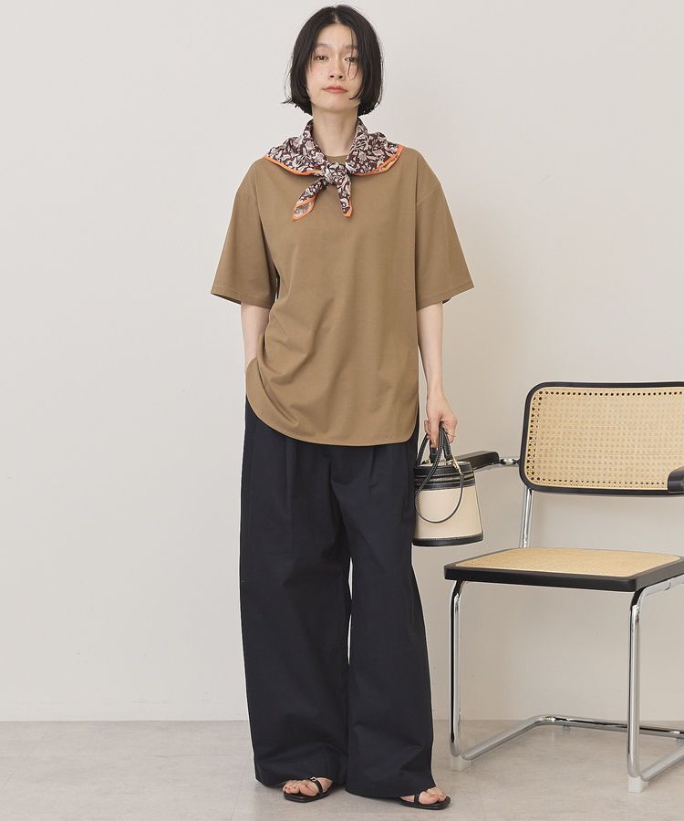 AMERICAN HOLIC「裾ラウンドTシャツ」|Tシャツ・カットソー|