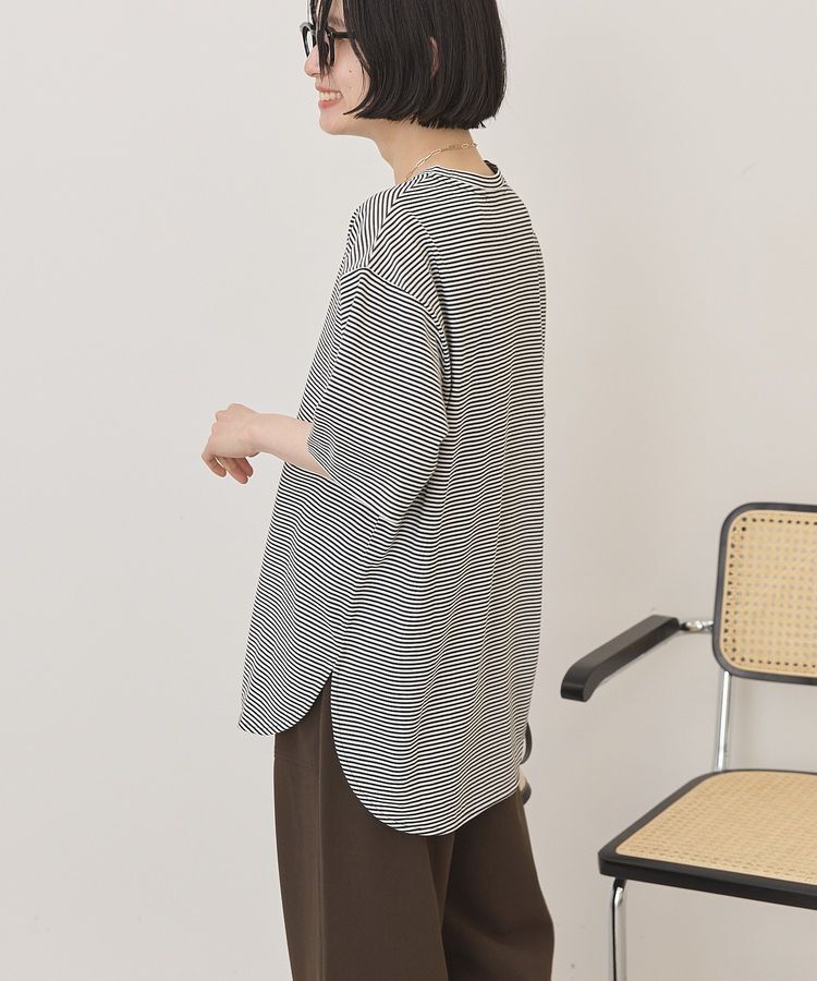 AMERICAN HOLIC「裾ラウンドTシャツ」|Tシャツ・カットソー|