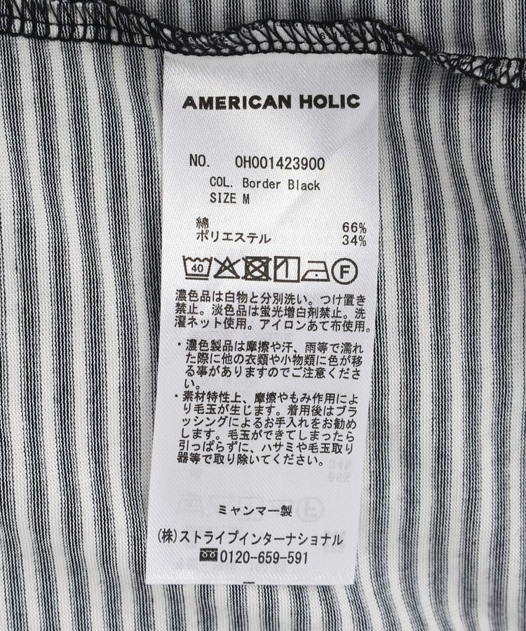 AMERICAN HOLIC「裾ラウンドTシャツ」|Tシャツ・カットソー|