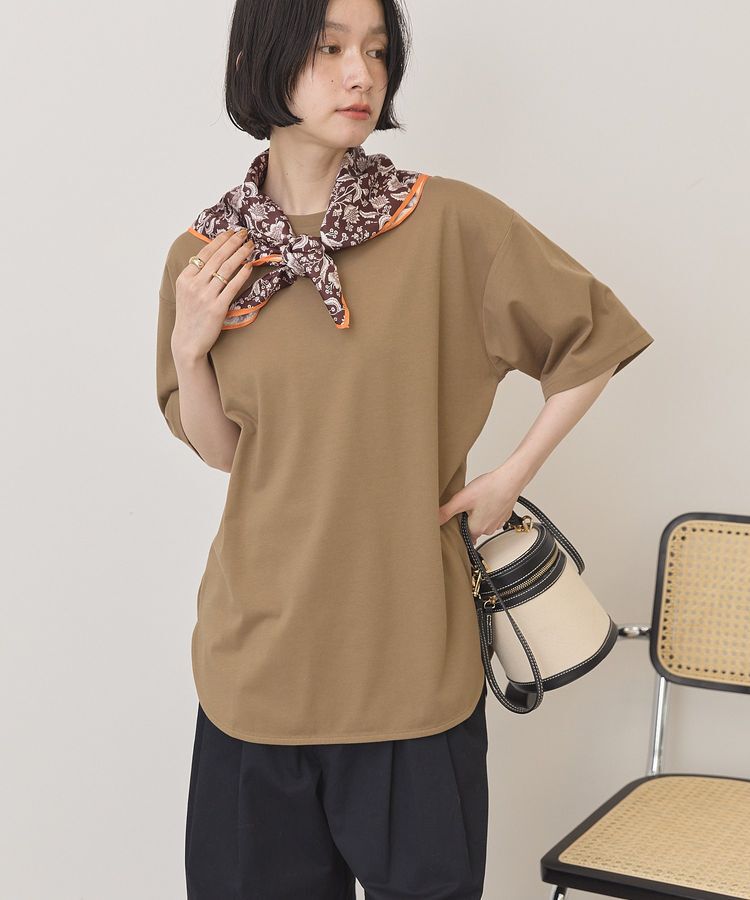 AMERICAN HOLIC「裾ラウンドTシャツ」|Tシャツ・カットソー|Mocha