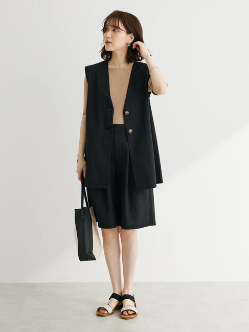  「綿麻混ハーフパンツ」|その他|