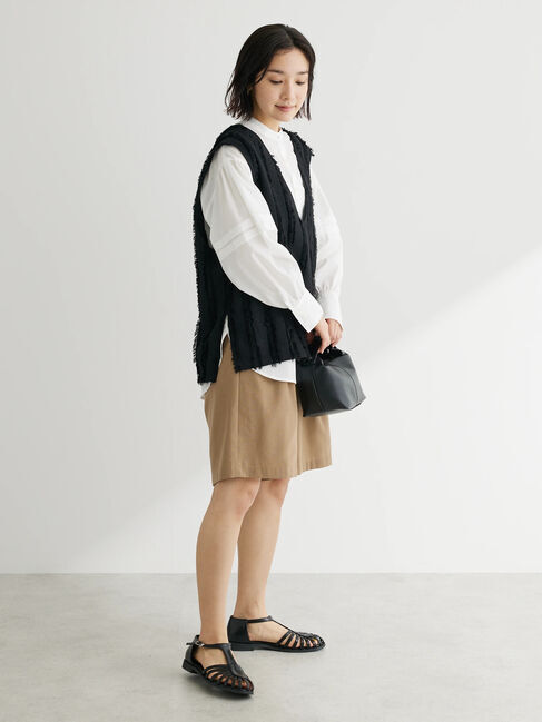  「綿麻混ハーフパンツ」|その他|