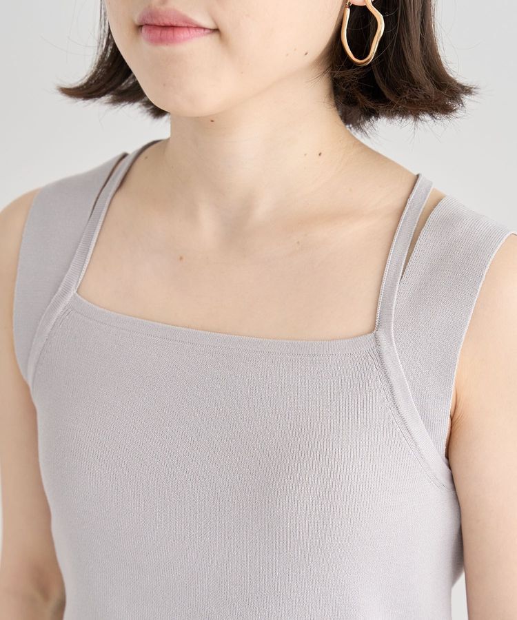 Green Parks「2WAYニットタンクトップ」|インナー|