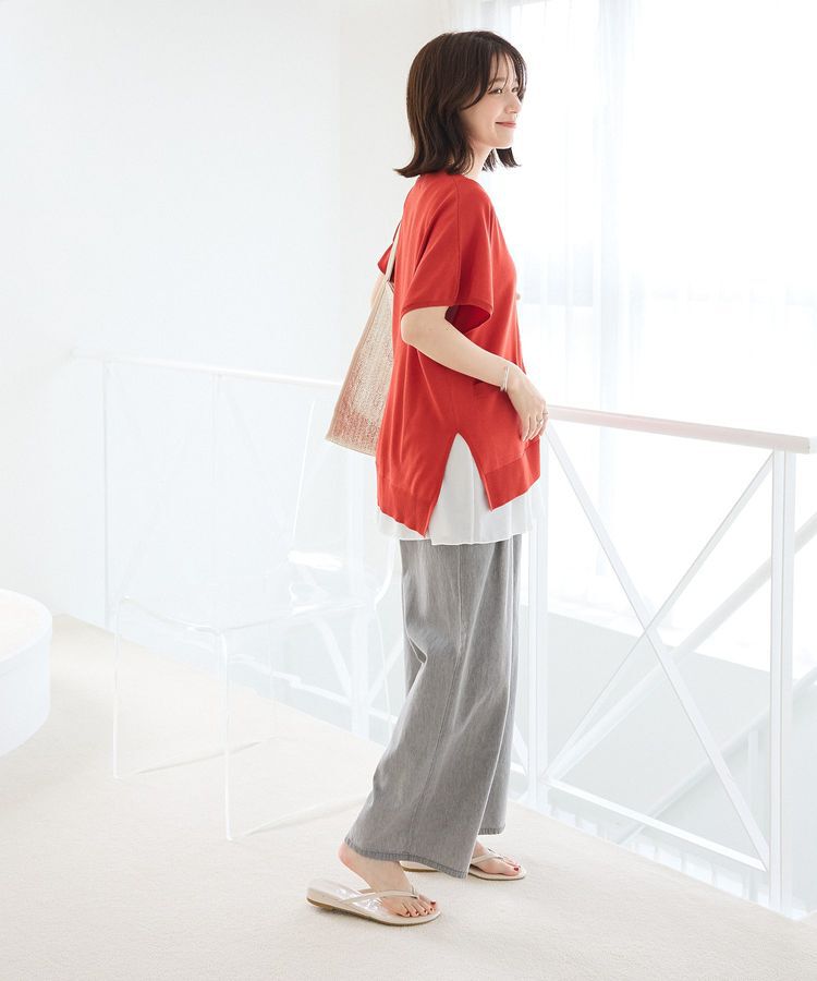 Green Parks「フレンチスリーブカーディガン」|カーディガン|