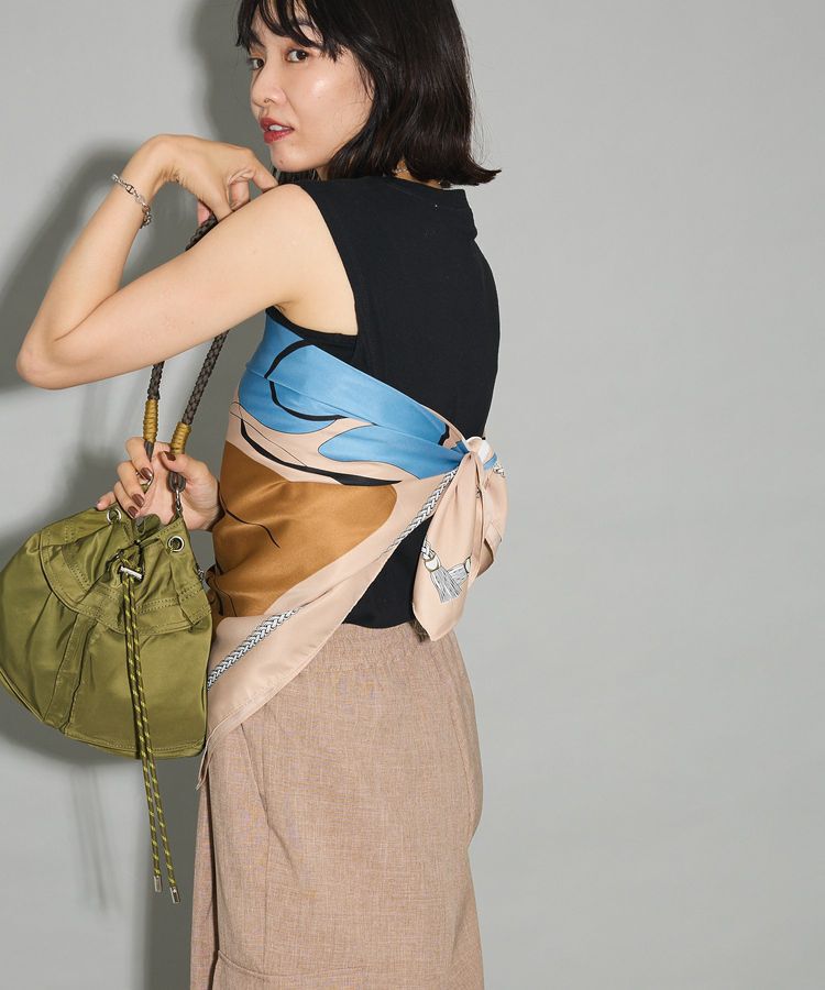 Green Parks「・DOUBLE FLAGS ピグメント切替ノースリTEE」|Tシャツ・カットソー|