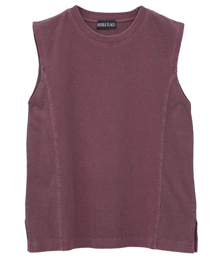 Green Parks「・DOUBLE FLAGS ピグメント切替ノースリTEE」|Tシャツ・カットソー|